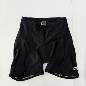 REI Womens Black Cycling Padded Compression Shorts - S